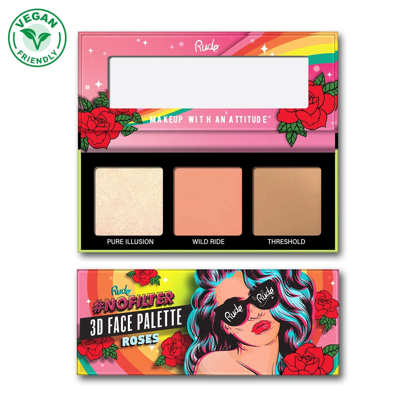 NoFilter 3D Face Palette - Roses