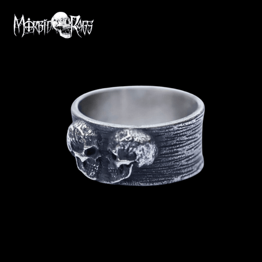 Saber Double Skulls Ring