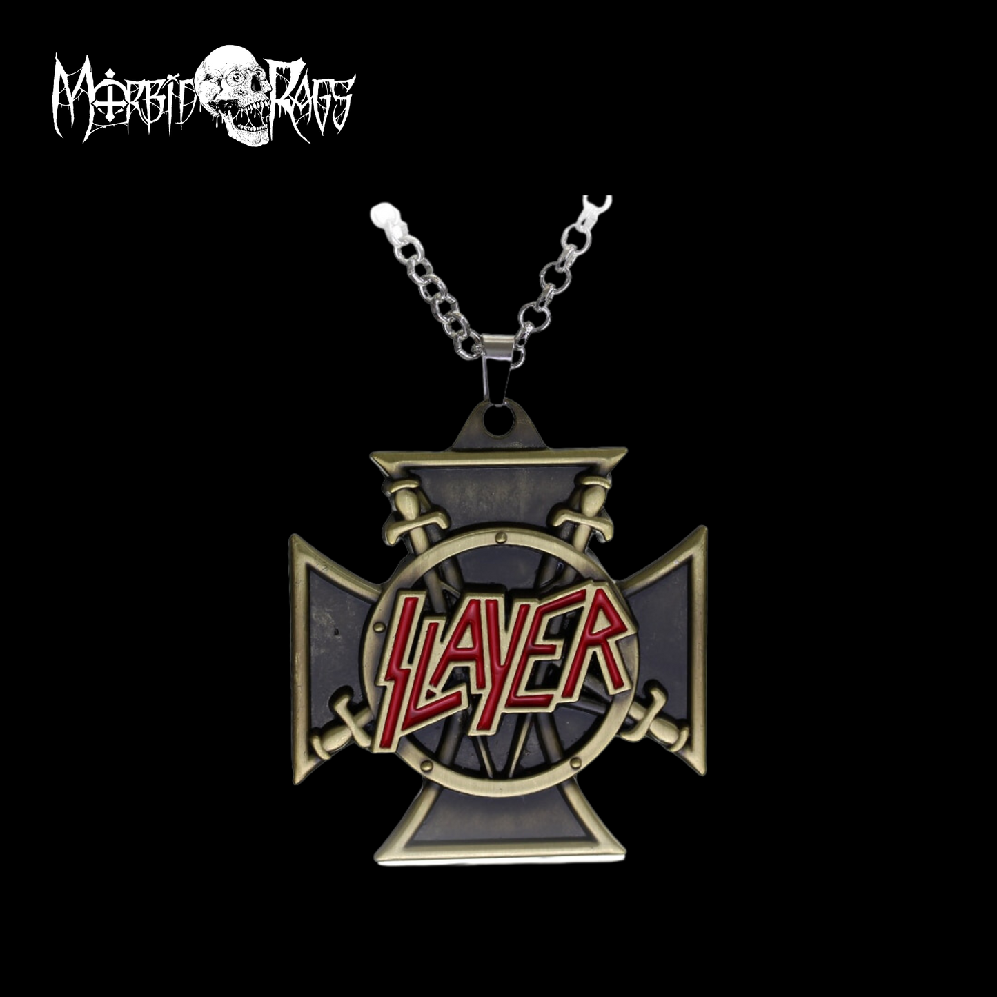 Slayer Iron Cross Necklace