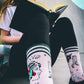 Tattooed Lady Crew Socks