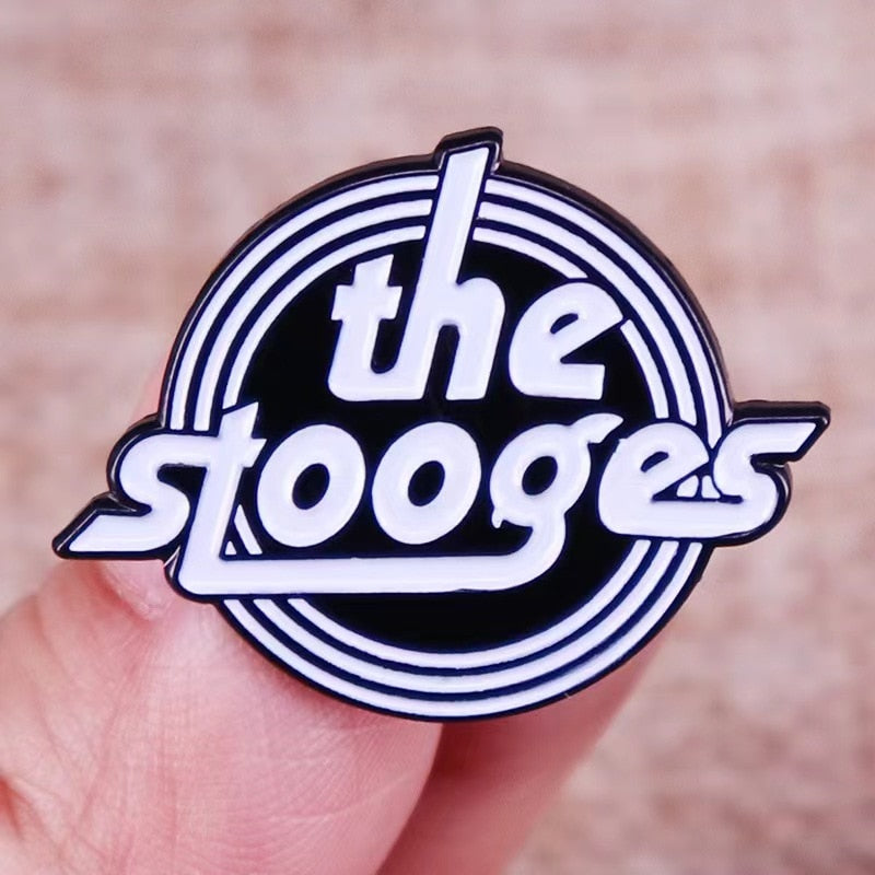 The Stooges Logo Pin