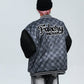 Checkered Winter Bomber Jacket