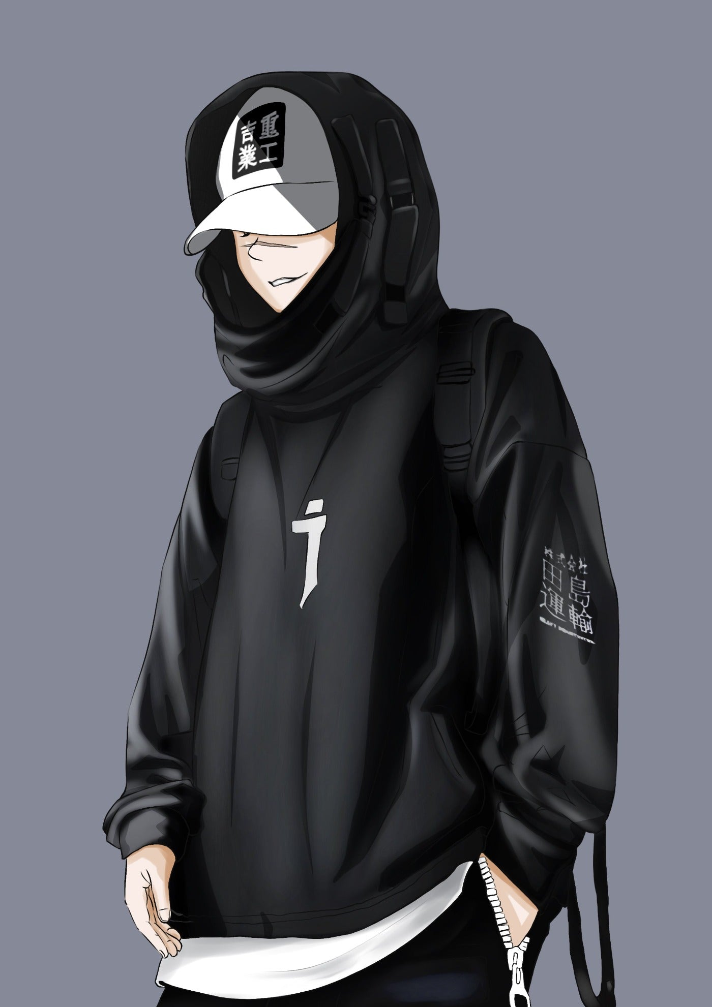 Black I-Tech Hoodie