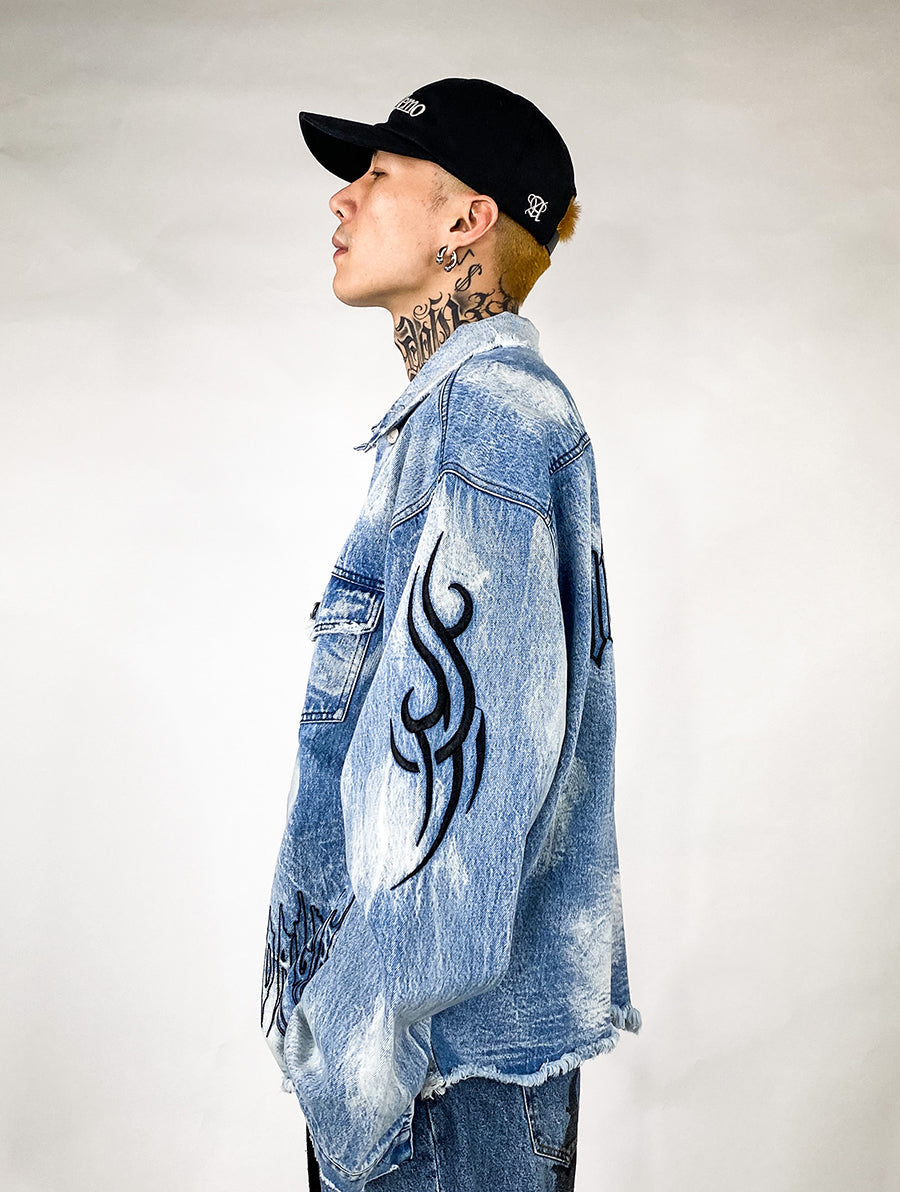 Shadow Destruction Denim Jacket