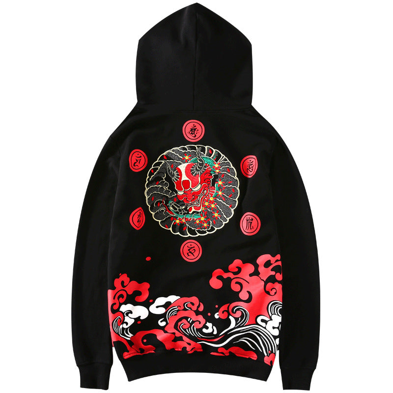 Devil Blood Embroidery Hoodie