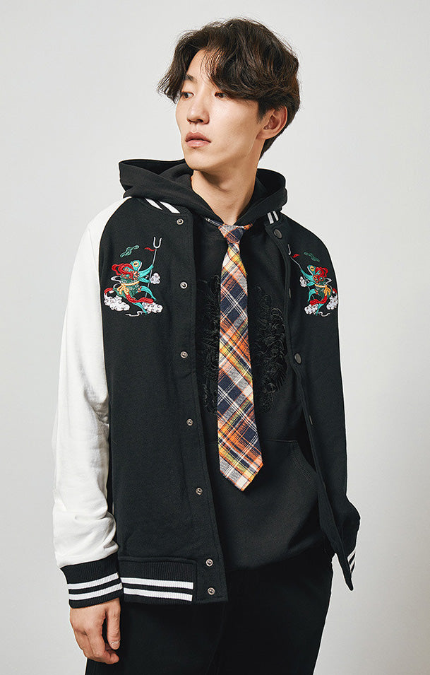 Frog Warrior Embroidery Jacket