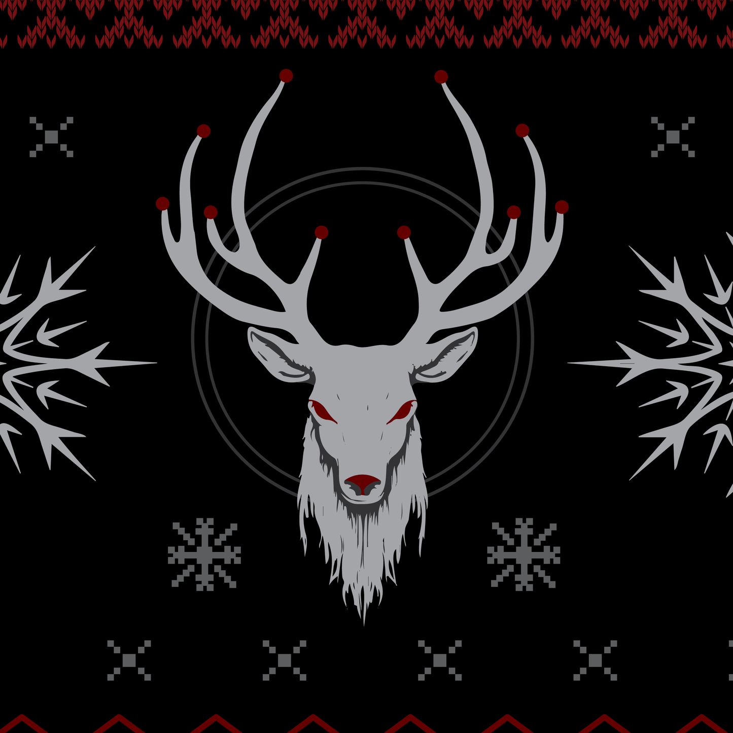 Beelzebuck Ugly Xmas Sweater Crew Socks