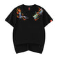 Flying Fire Dragons Embroidery Tee