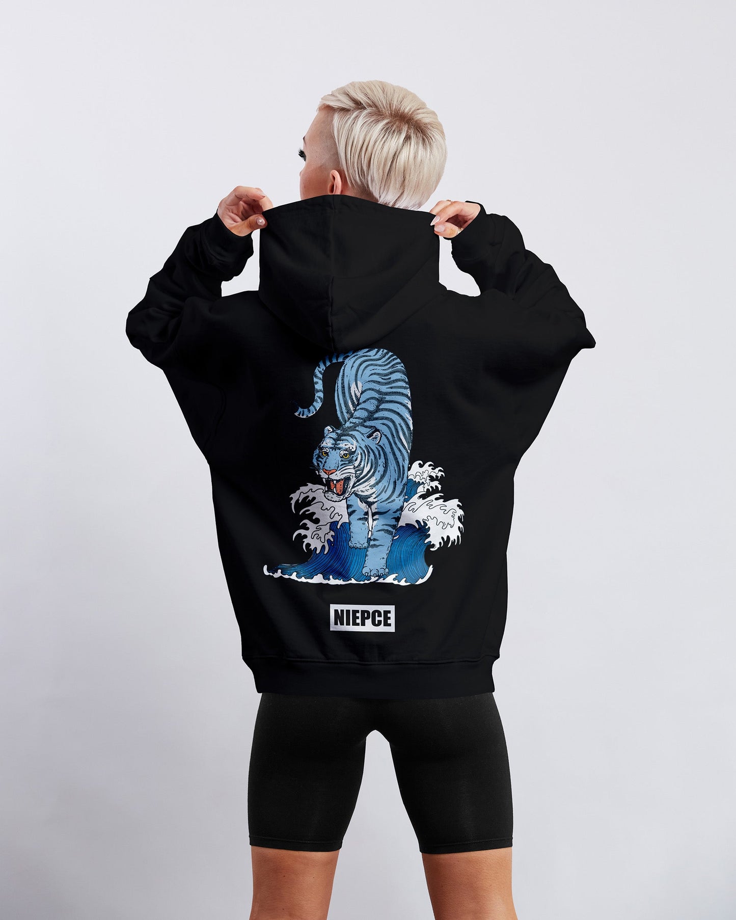 Blue Tiger Ocean Hoodie