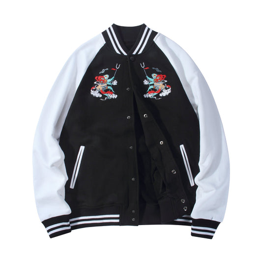 Frog Warrior Embroidery Jacket