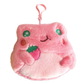 Cute Plush Coin Purse - Pink Frog