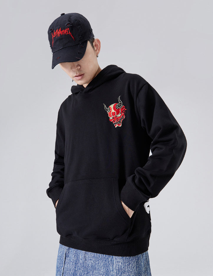 Devil Blood Embroidery Hoodie