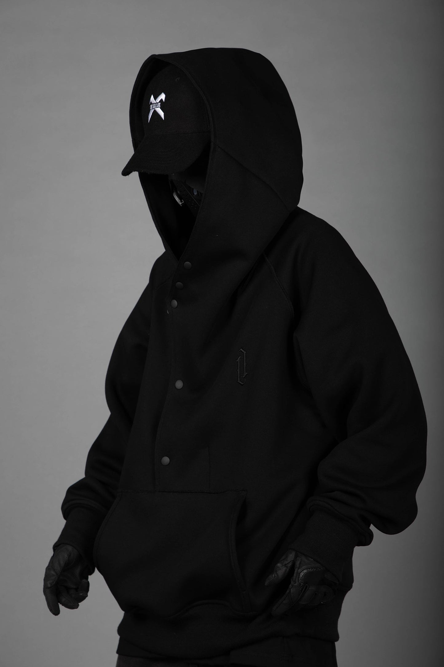 H38 Utility Layered Hoodie