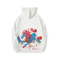 Demon Horse Embroidery Hoodie