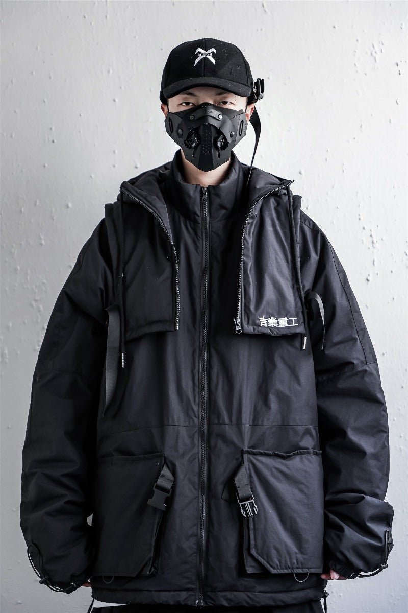 Black Neighborhood Winter Jacket