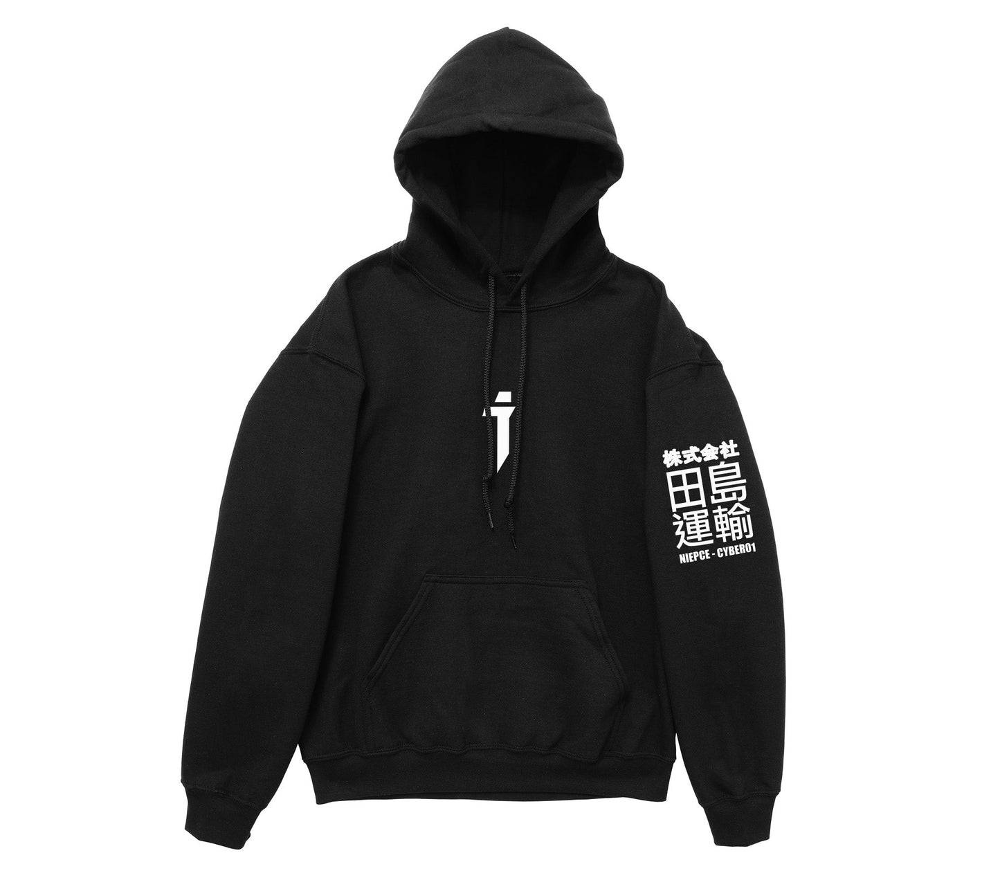 Black Niepce Cyber01 Hoodie