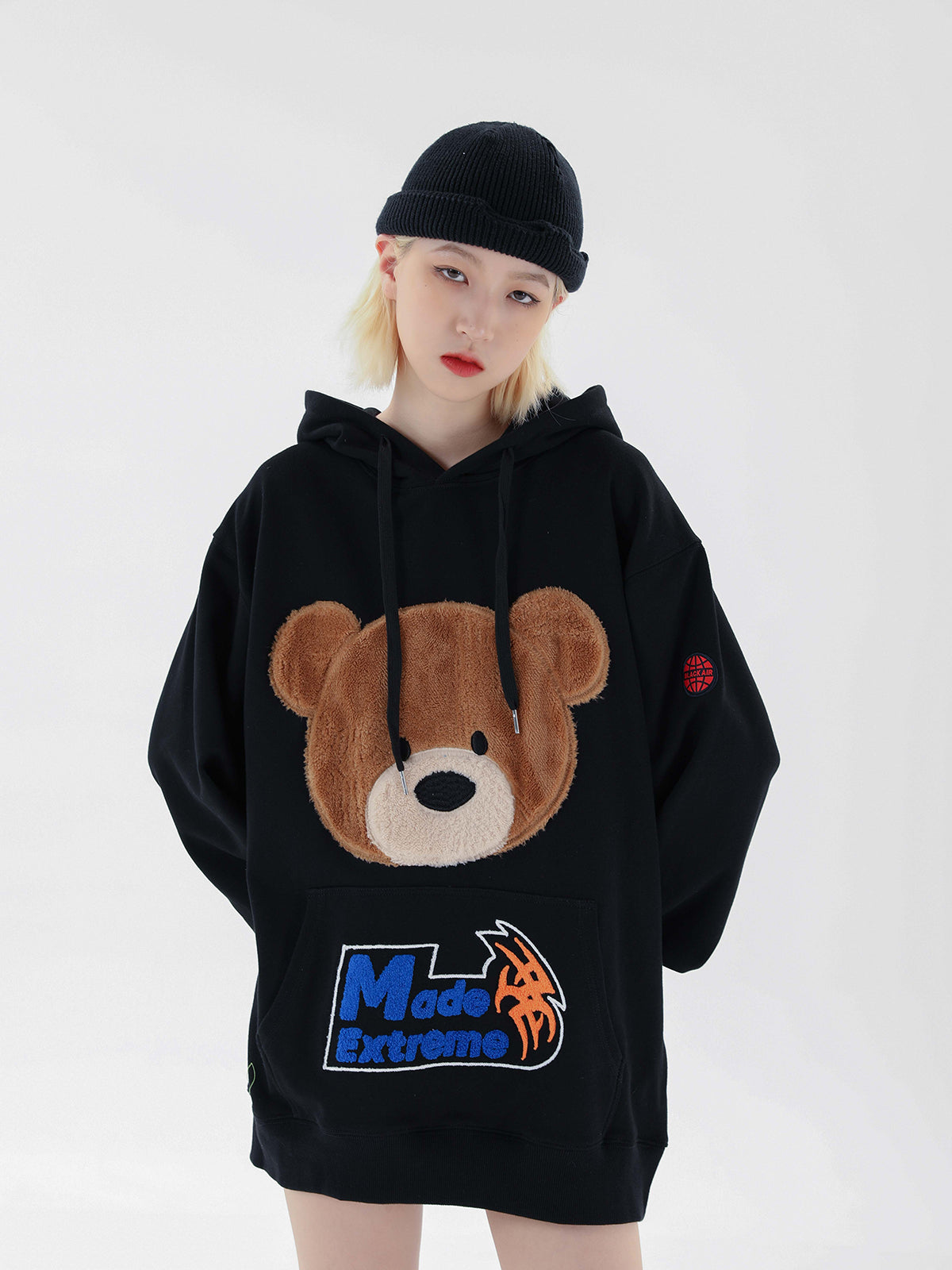 Bear Made Extreme Embroidery Hoodie