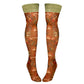 Mushroom Fairy Printed Stay Up Stockings