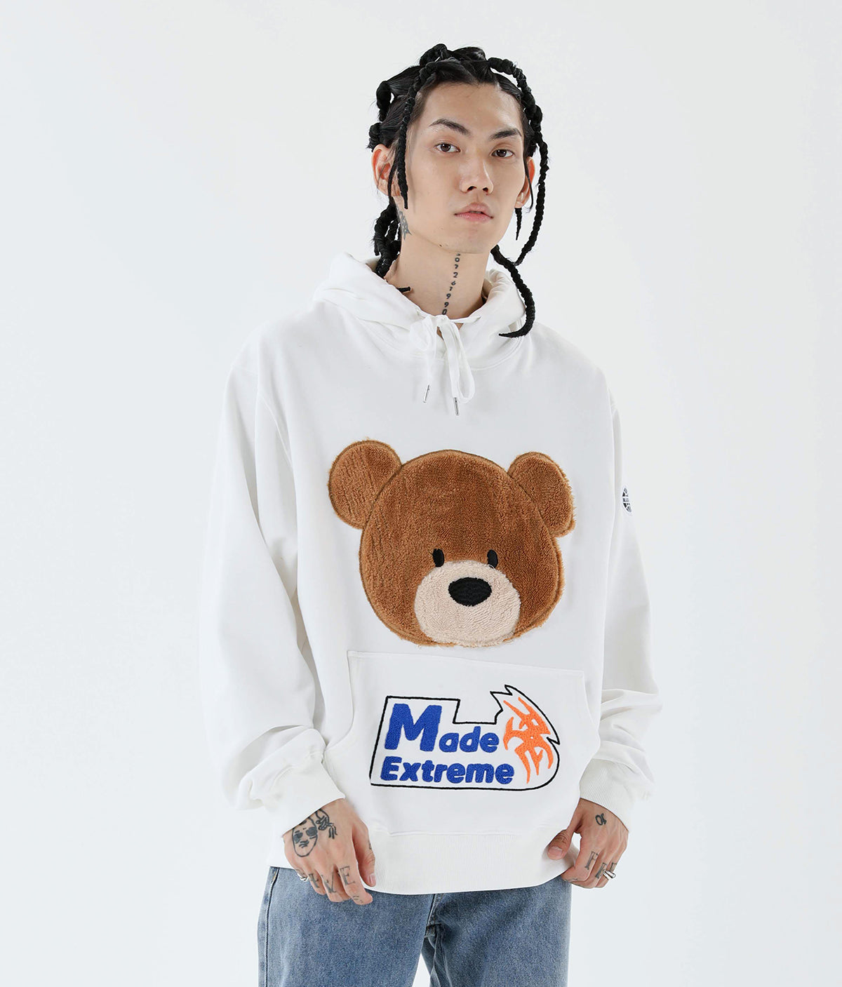 Bear Made Extreme Embroidery Hoodie