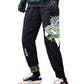 Cloud Dragon Embroidery Black Sweatpants