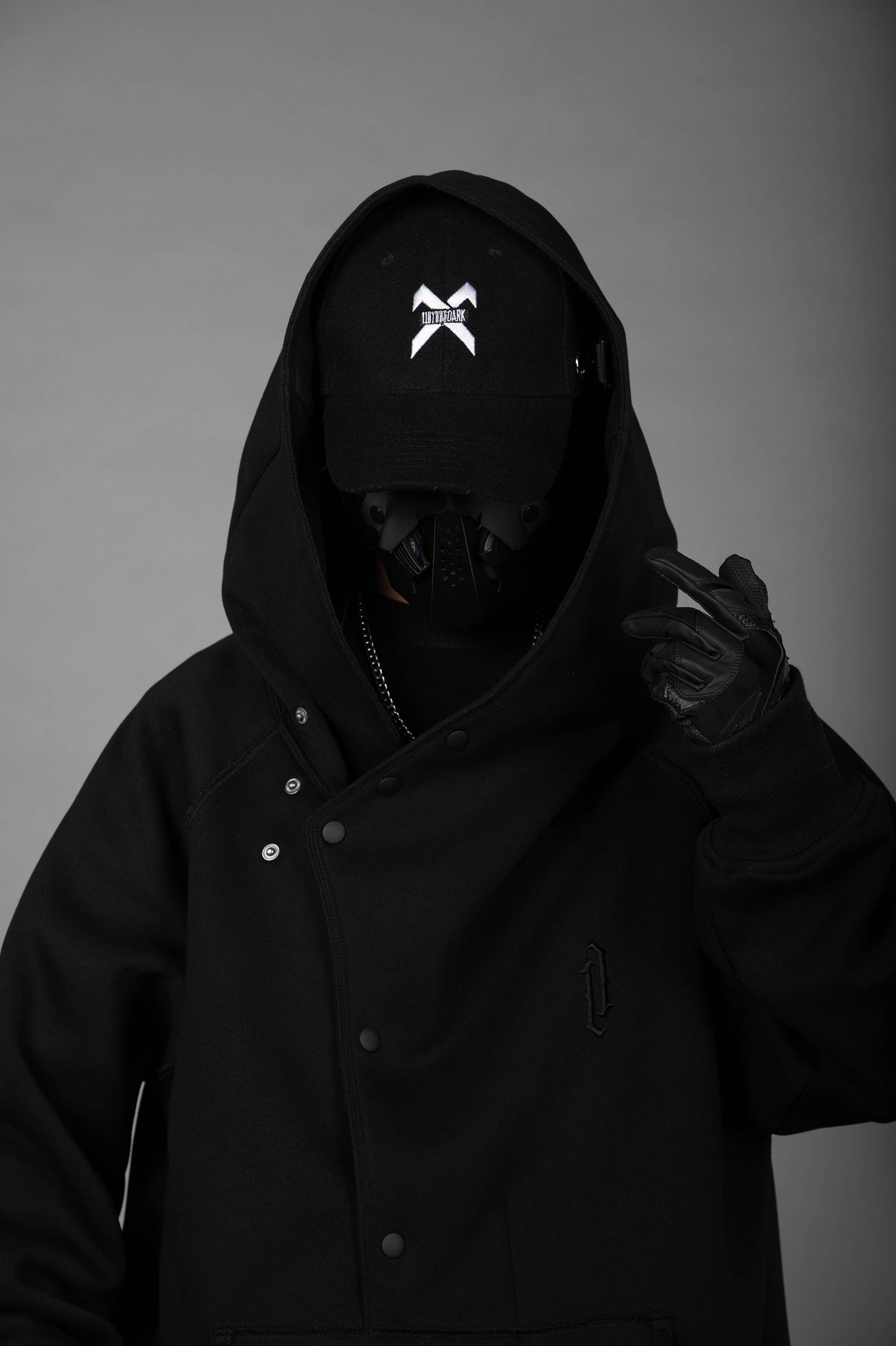 H38 Utility Layered Hoodie