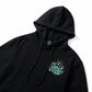 Emerald Tiger Embroidery Hoodie