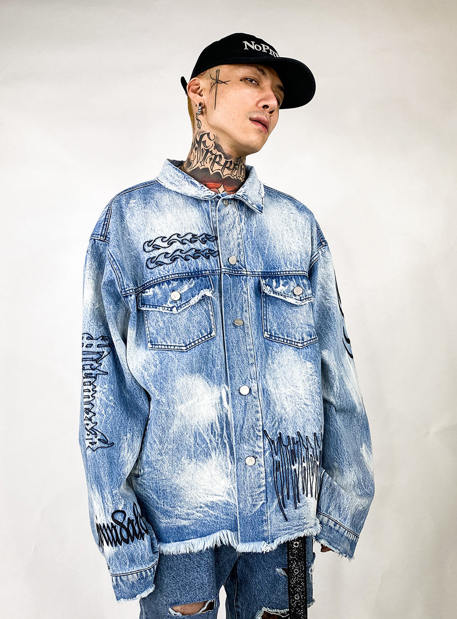 Shadow Destruction Denim Jacket