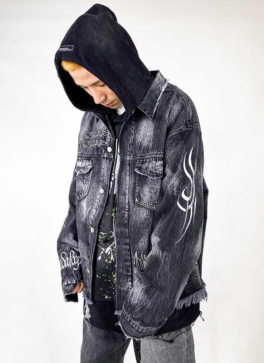 Shadow Destruction Denim Jacket