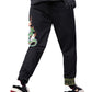 Cloud Dragon Embroidery Black Sweatpants