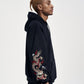 Flying Fire Dragon Embroidery Hoodie