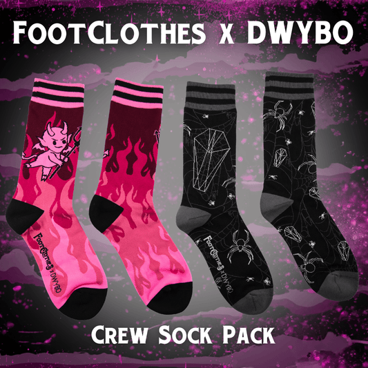 FootClothes x DWYBO Crew Socks Bundle | 2 Designs