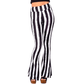 Black White Striped Hellz Bellz Flares