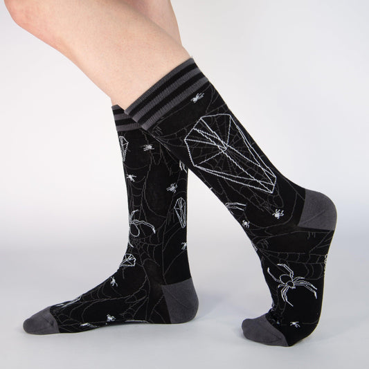 I Just Really Like Spiders, OK? FootClothes x DWYBO Crew Socks