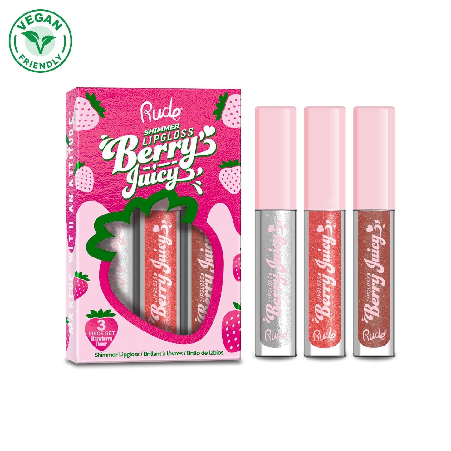 Berry Juicy Lip Gloss Set Shimmer