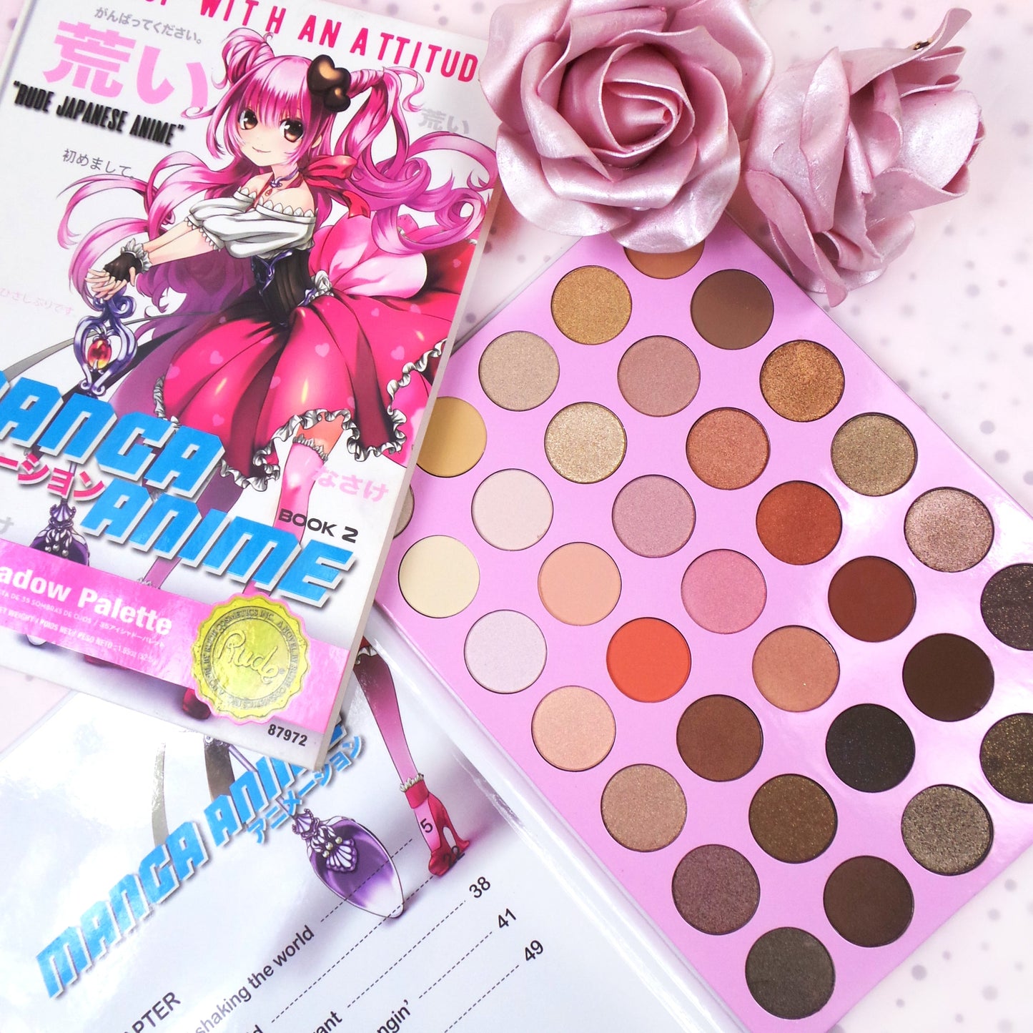 Manga Anime 35 Eyeshadow Palette Book 2