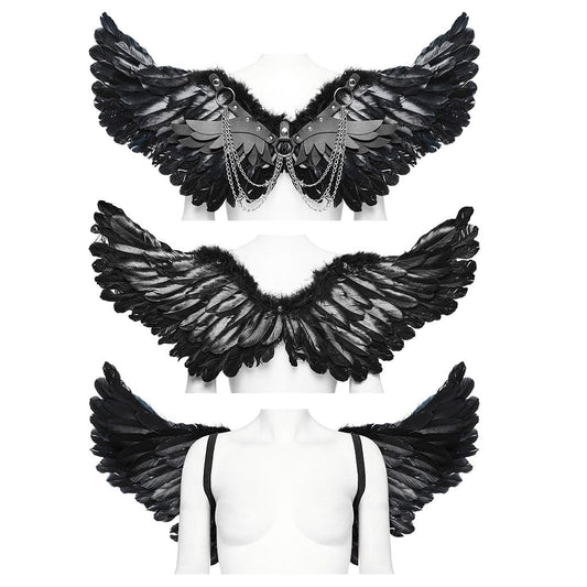 Black Feather Wing Harness