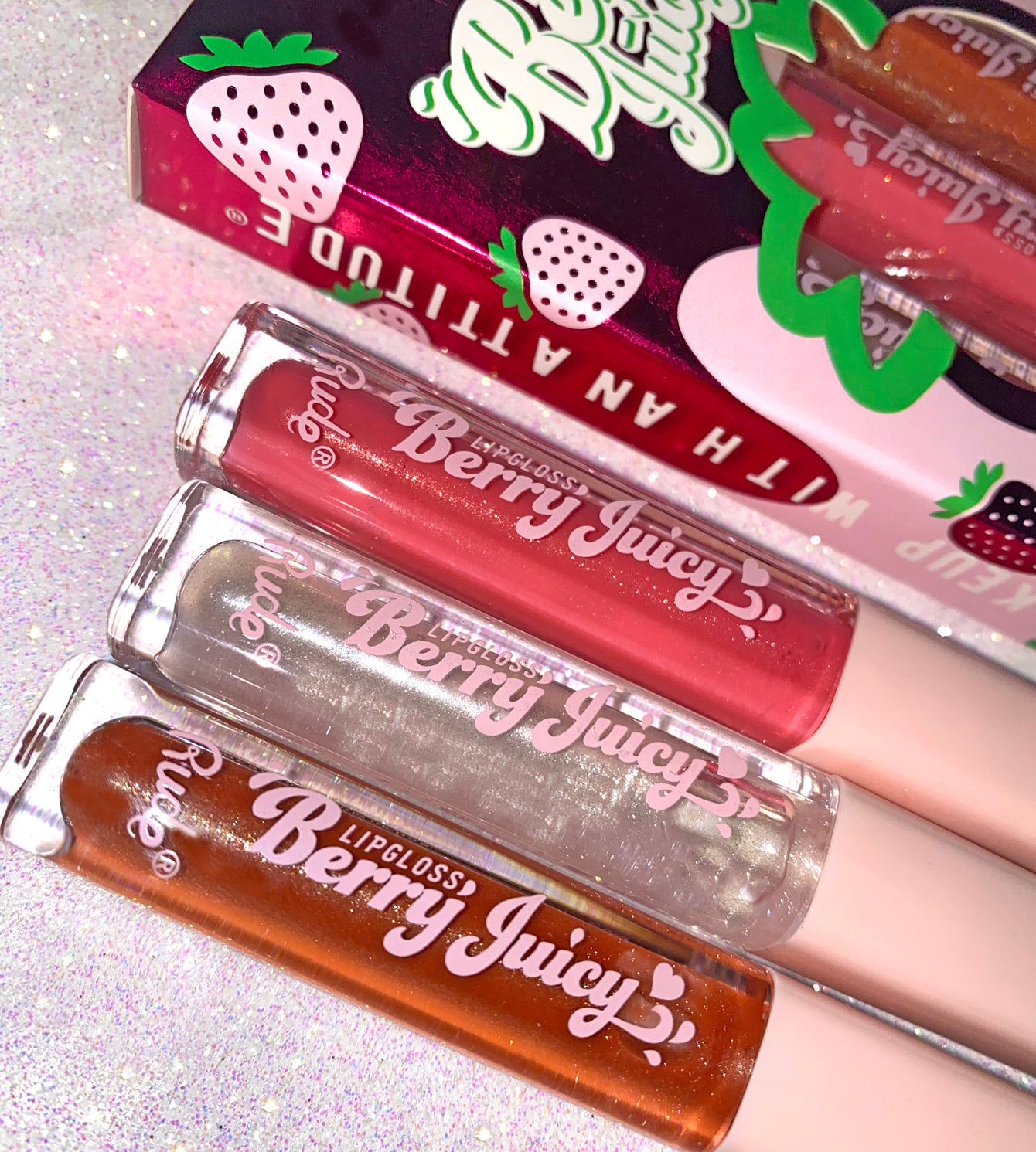 Berry Juicy Lip Gloss Set Shimmer