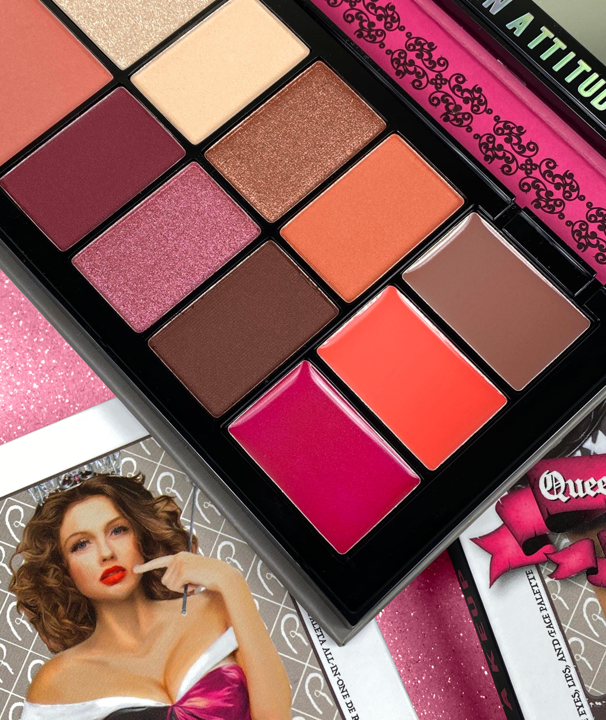 Face Card Palette - Queen of Diamonds