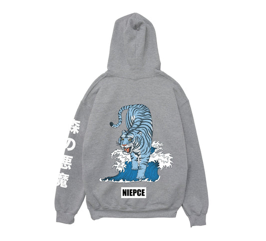 Blue Tiger Ocean Hoodie