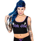 Baby Ghoul Purple Lace Crop Cami