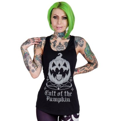 Cult Of The Pumpkin Racerback Tank Top