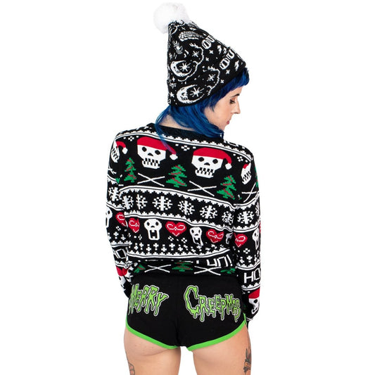 Merry Creepmas Christmas Short Shorts