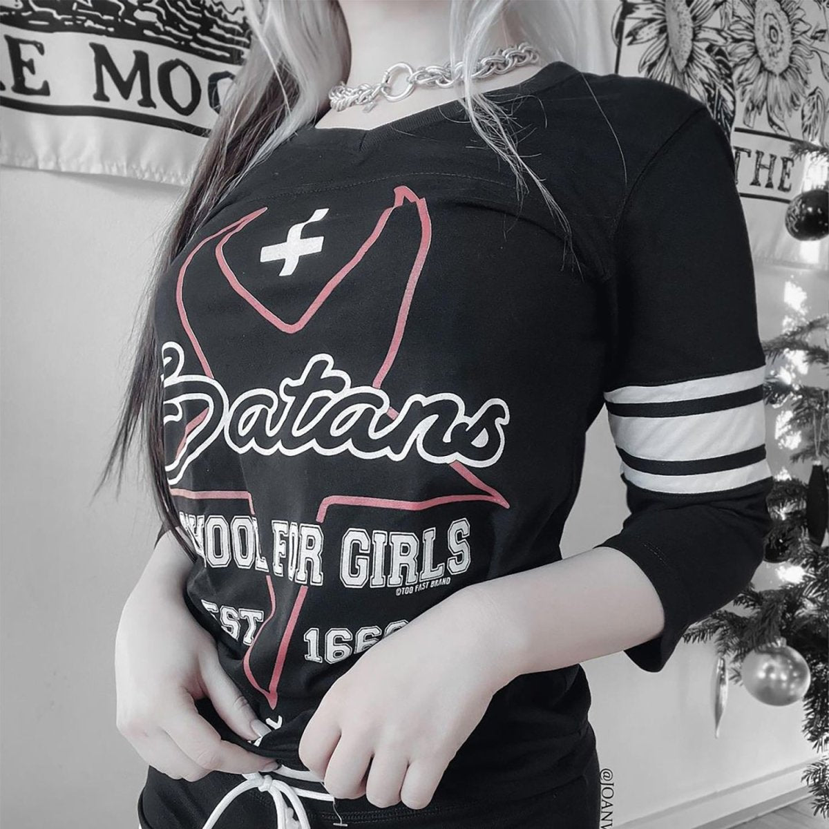 Satan's School For Girls Football Tee