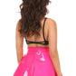 Hot Pink PVC Patent Skirt (S-6X)
