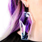 Liquid Glitter Coffin Earrings - Spell On You