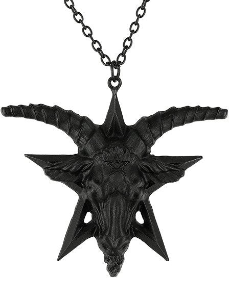 Restyle Baphomet Black Necklace