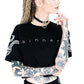 Restyle Sinner Crop Top With Snakes (Plus Available)