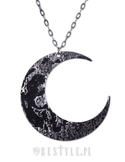 Textured Moon Pendant